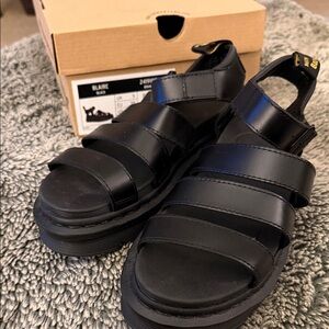 Dr. Martens Black Blaire Sandals